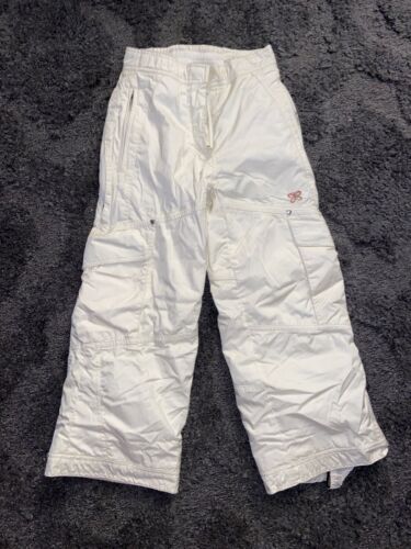 Obermeyer Snow Ski Pants White Alt3 Ews Insulated Juniors Girls Size 8