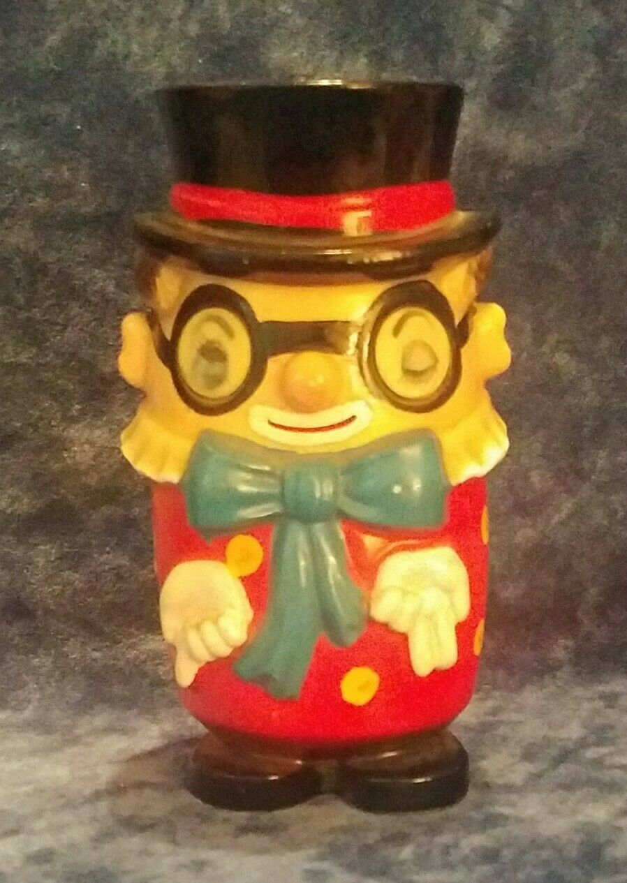 Vintage Ceramaster Ringmaster -clown Bank Winking Blinking Eyes Painted Ceramic