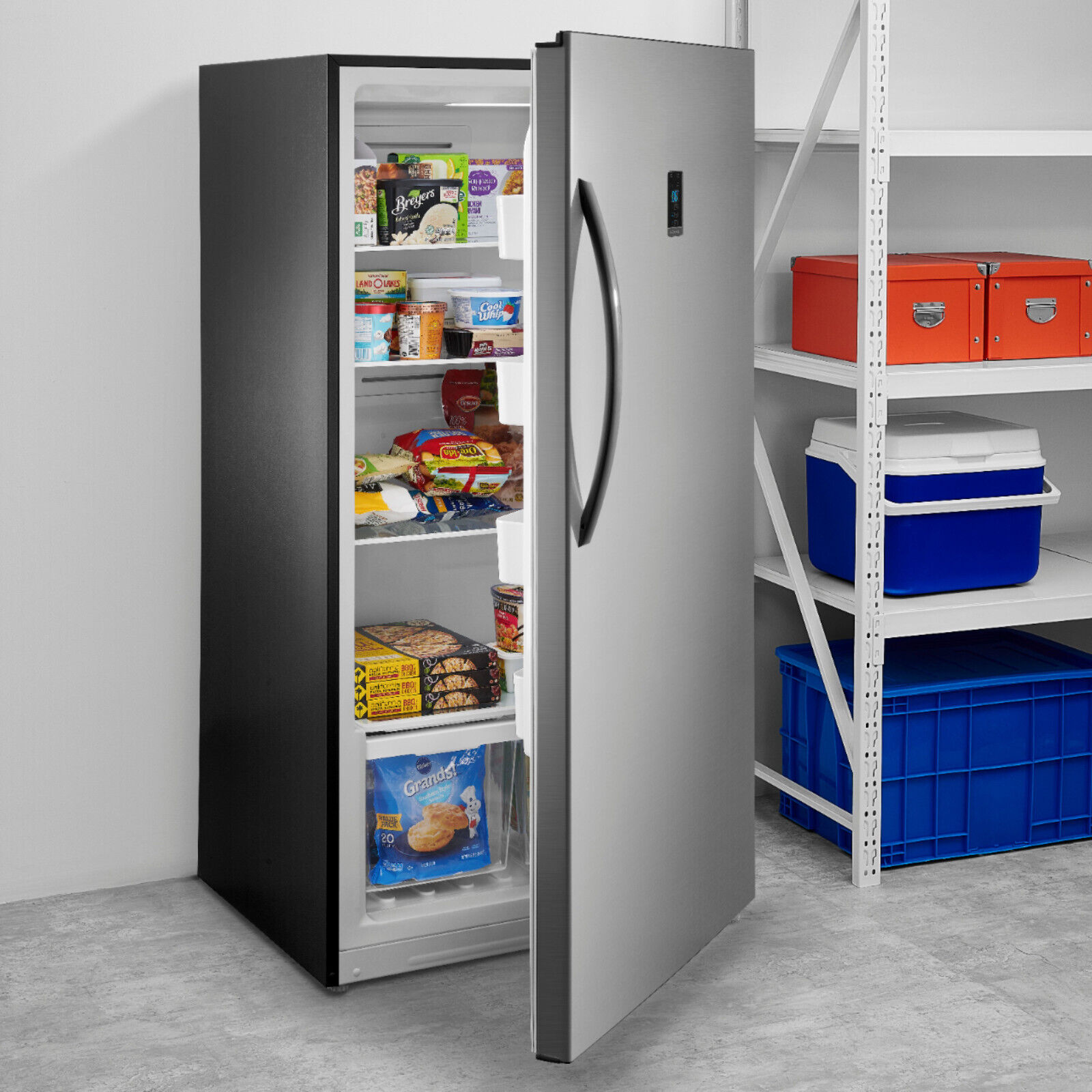 Insignia 17 Cu. Ft. Upright Convertible Freezer/refrigerator Ns-uz17ss0 Indiana