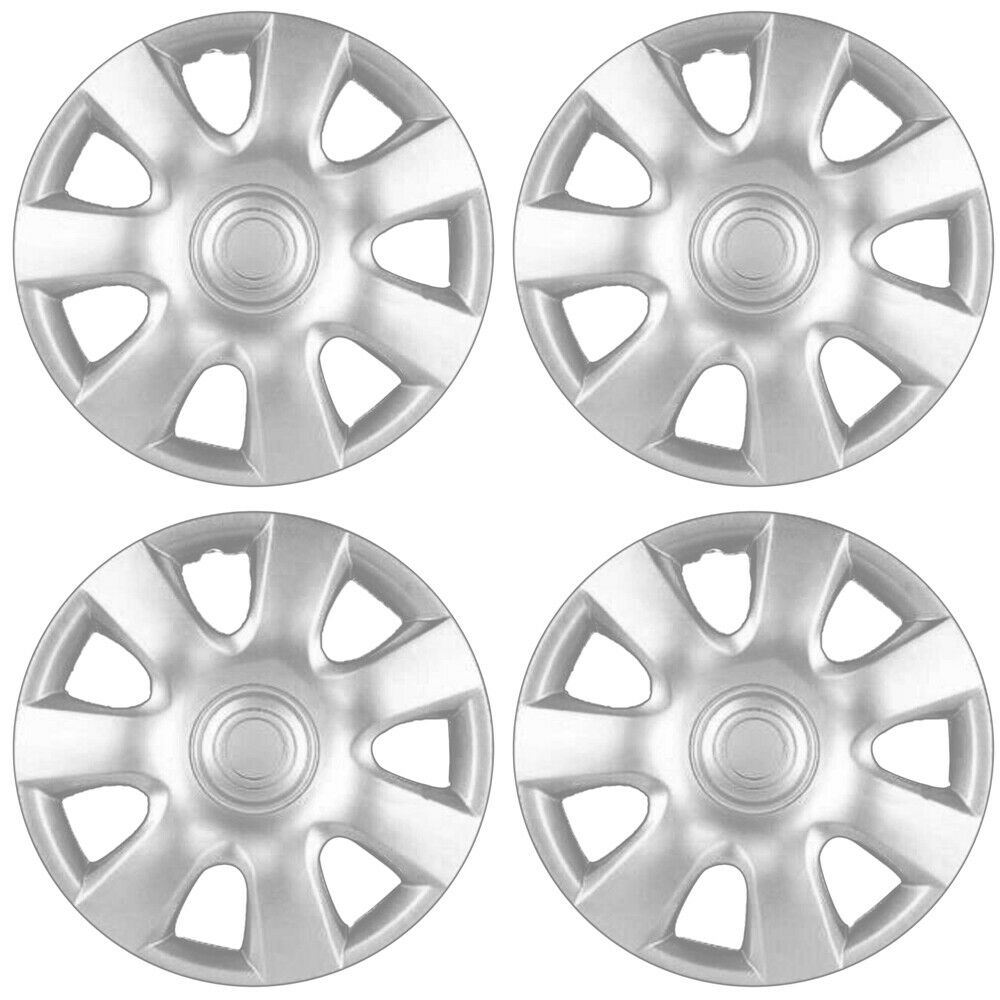 4 PC Hubcaps Fits Select Auto Truck SUV 15