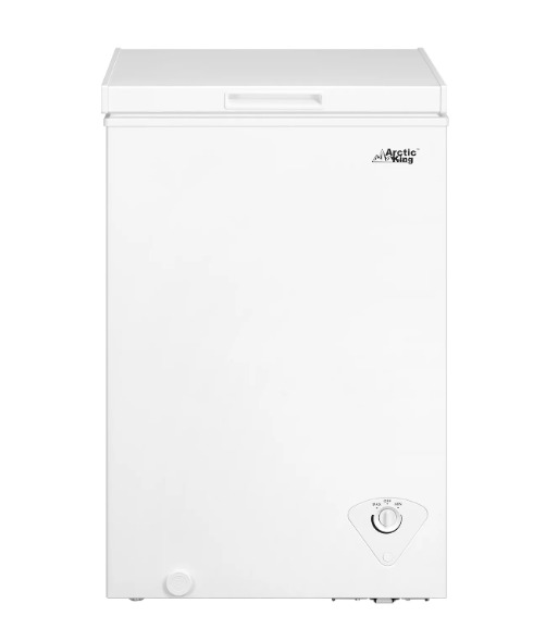 New Arctic King 3.5 Cu.ft Chest Freezer, White. Free Shipping.