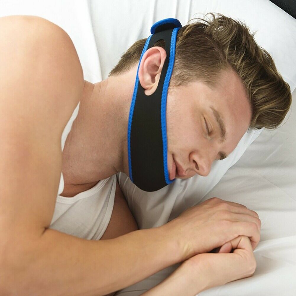 1x Night Healthy Antisnore Stop Snoring Belt Chin Sleep Sup Strap Z8s2 M0x6