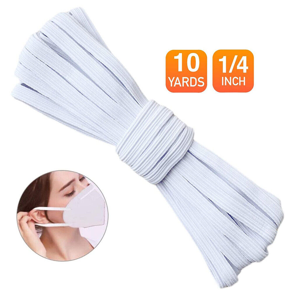 Rubber Bands For Sewing Art And Crafts, Diy Masks-braided Rope-elastic Rope For
