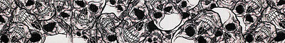 Country Brook Design® 1 Inch Phantom Skulls Polyester Webbing, 50 Yards
