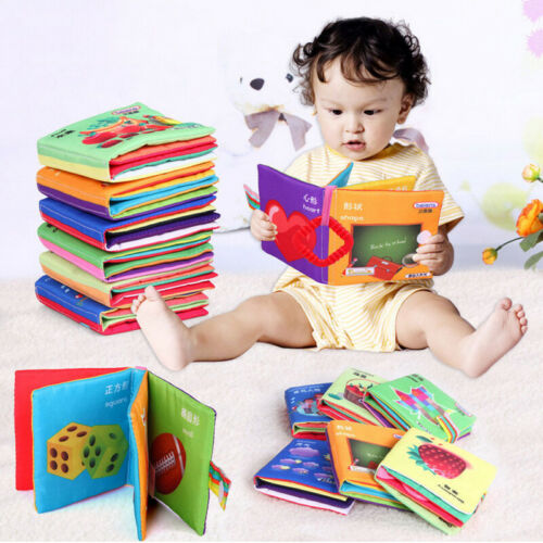 Intelligence development Cloth Fabric Cognize Book Educational Toy for Kid Baby