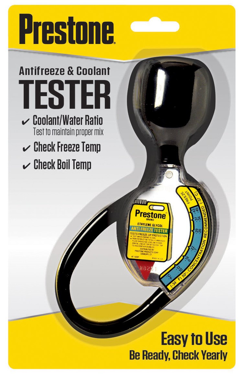 Prestone Antifreeze Coolant Tester, Works for All Ethylene and Glycol Coolants