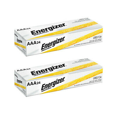 48 Energizer Aaa Industrial Alkaline Batteries (en92, Lr03, 1.5v, Triple A)