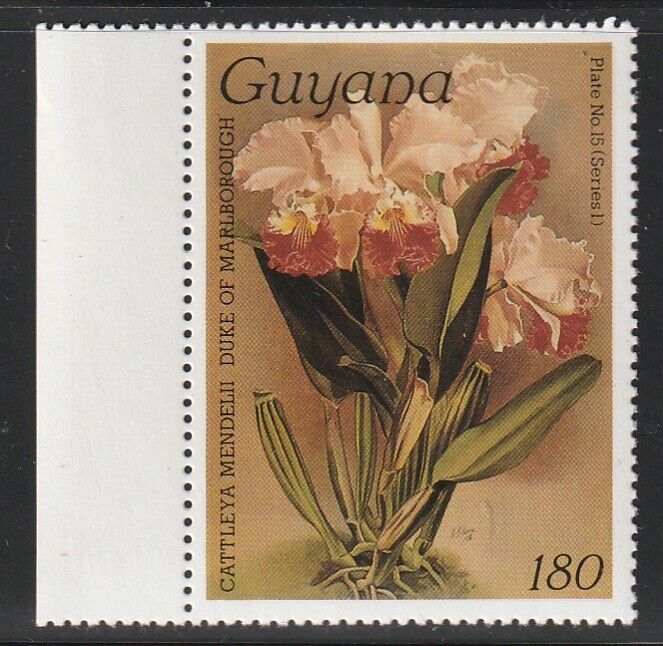 Guyana    1985   Sc # 1040   Orchids   Plate 15   Series 1   Mnh