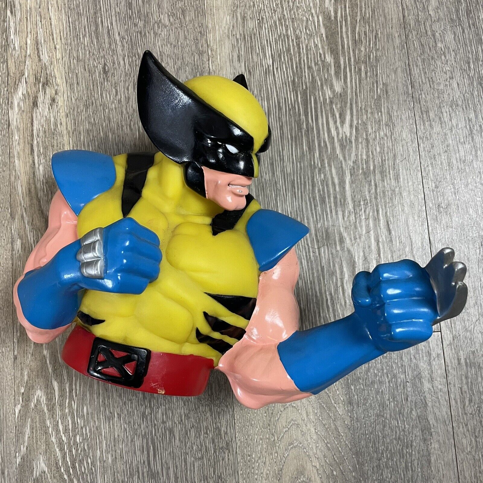 Wolverine Bust Coin Bank - 1999 Marvel Comics Collectible
