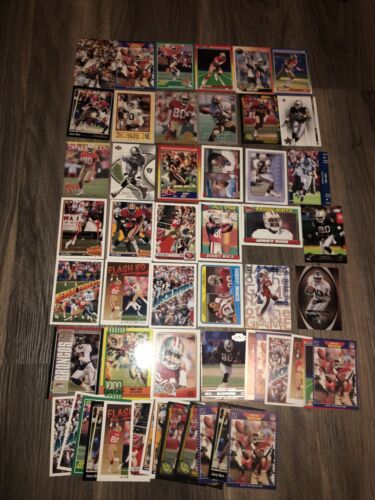Jerry Rice Lot Of 53 49ers, Raiders, Seahawks, Broncos 34 Different Cards Base