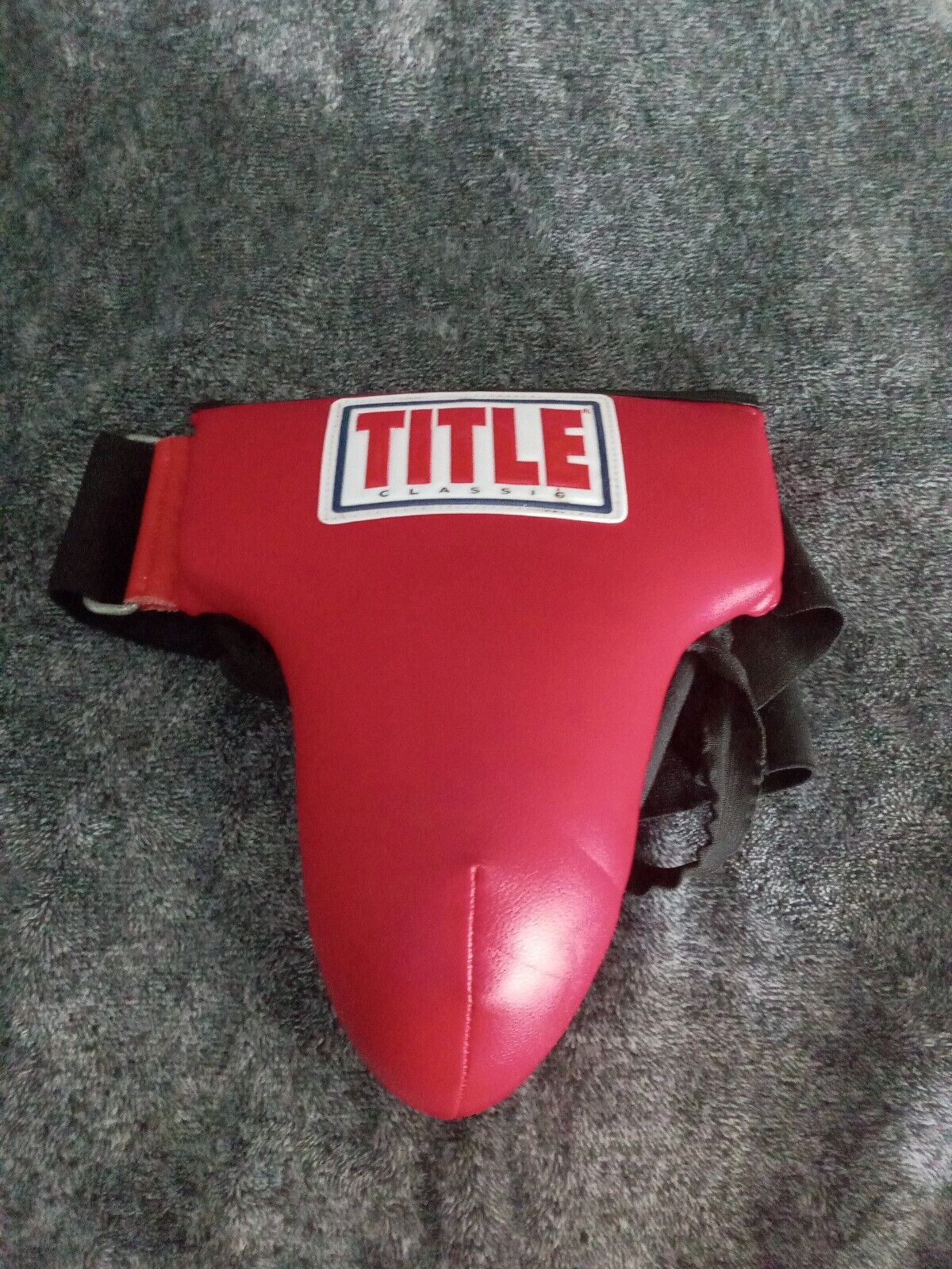 Title Boxing Classic Plus Groin Protector 2.0 - Red/Black Sz L Large Kickboxing
