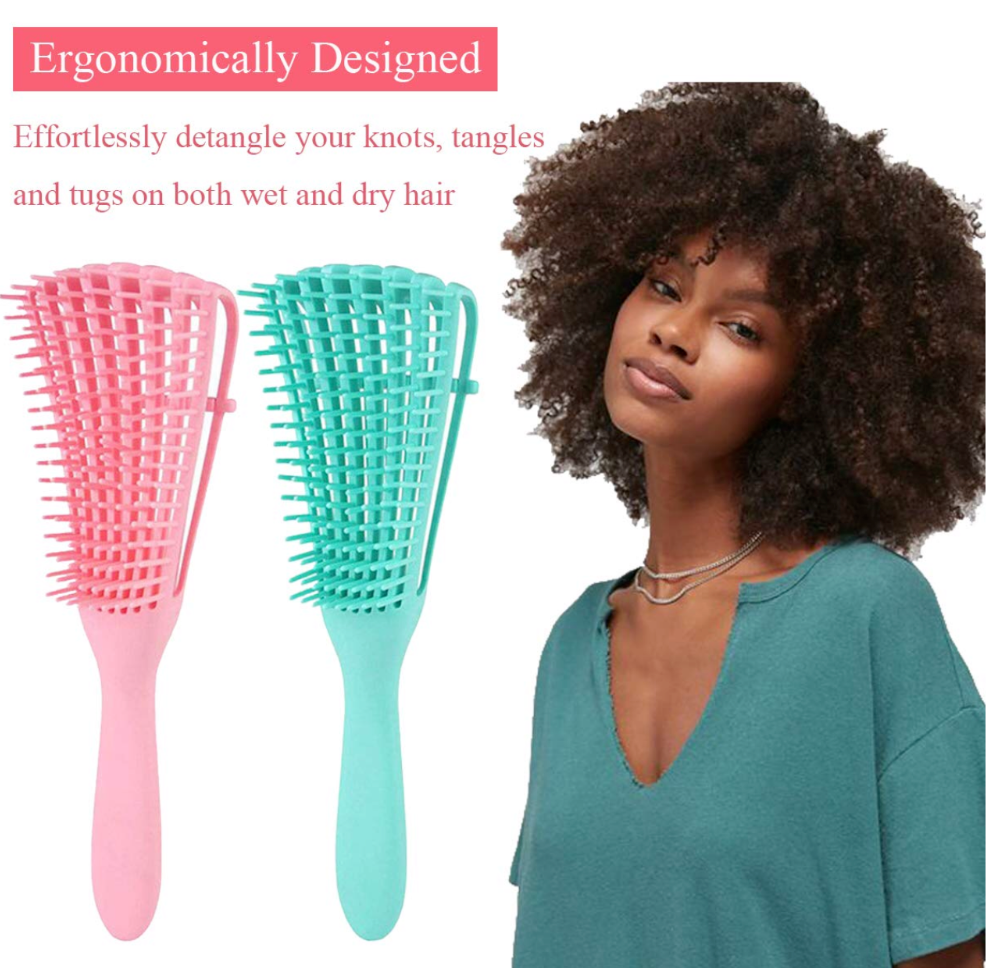 The Ez Detangler Hair Brush Anti-static Scalp Comb Salon Styling Smooth Tool Usa