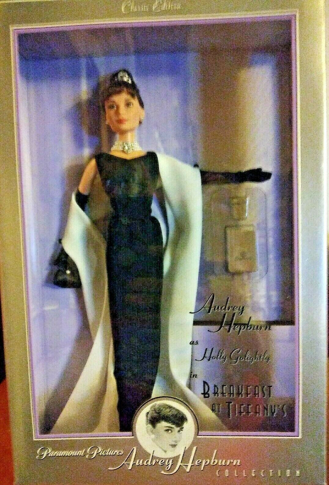 Audrey Hepburn As Holly Golightly Breakfast At Tiffany's Barbie Doll #20355 Nrfb