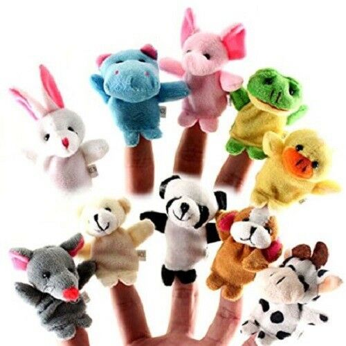 10pc Animal Finger Puppets