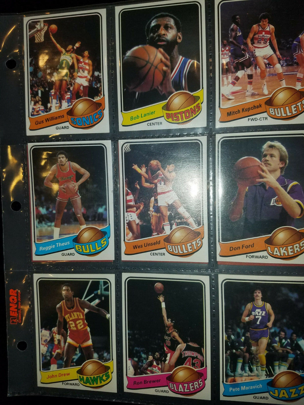 Lot (12) 1979 Topps Basketball Cards Pete Maravich Bob Lanier Mitch Kupchak