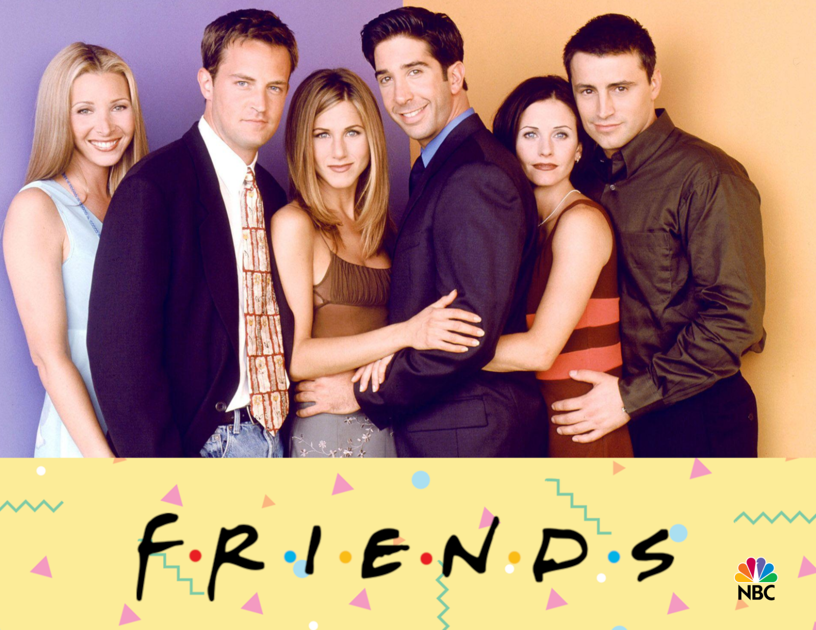 Friends 8.5x11 Glossy Promo Photograph Picture Courtney Cox Jennifer Aniston TV