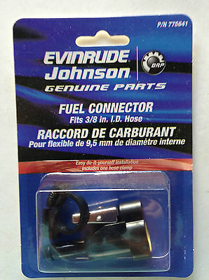 Oem Fuel Connector For Johnson/evinrude Omc Female 3/8" 775641 Oem Qd 777352