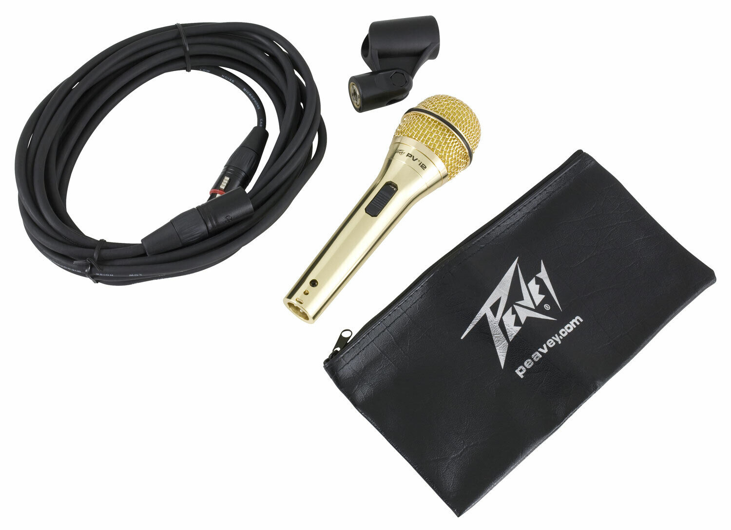 Peavey Pv®i 2 Xlr Gold Cardioid Unidirectional Dynamic Microphone W/ Xlr Cable