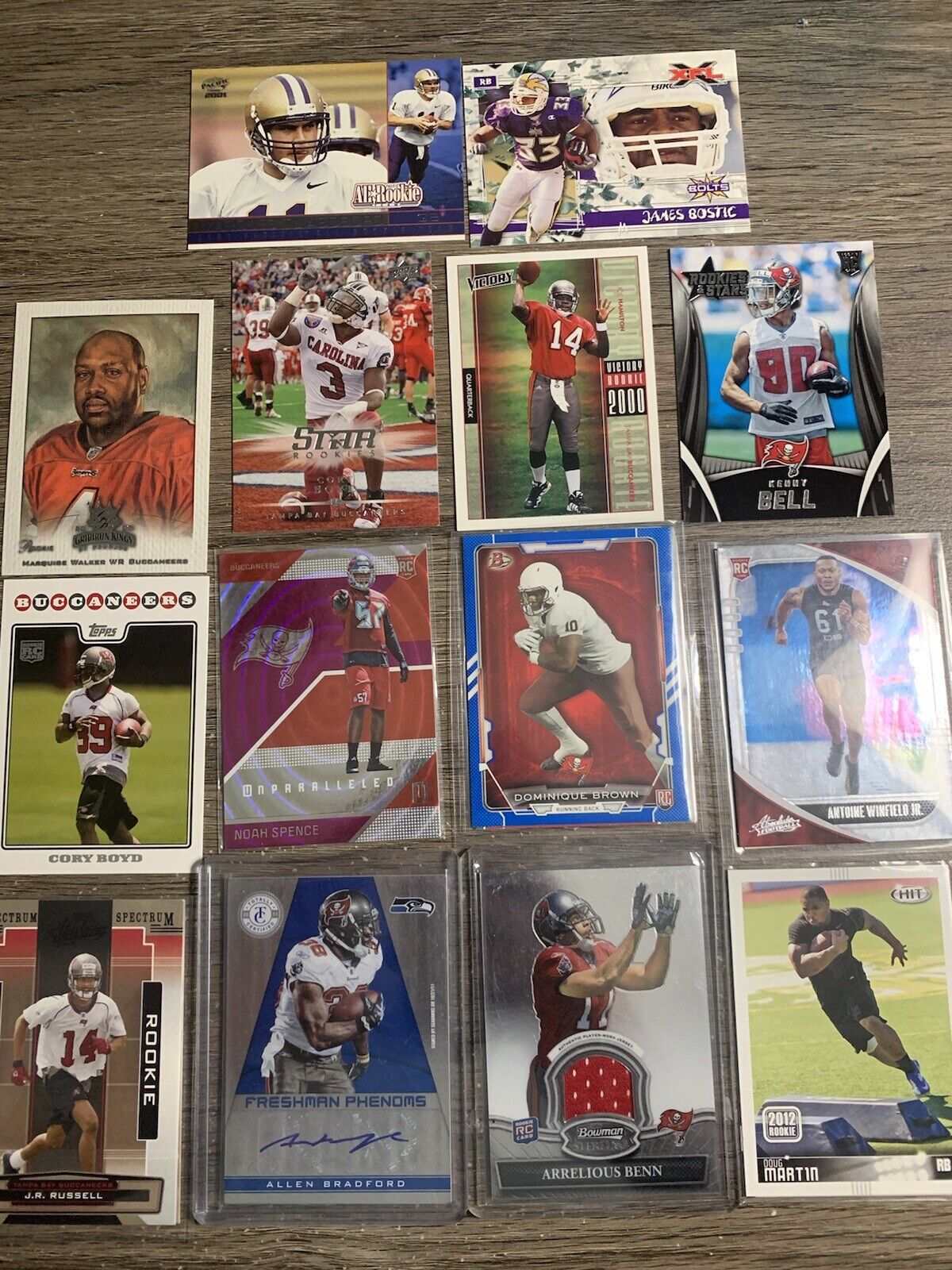 Lot of TAMPA BAY BUCCANEERS Rookie Cards- All RC’s