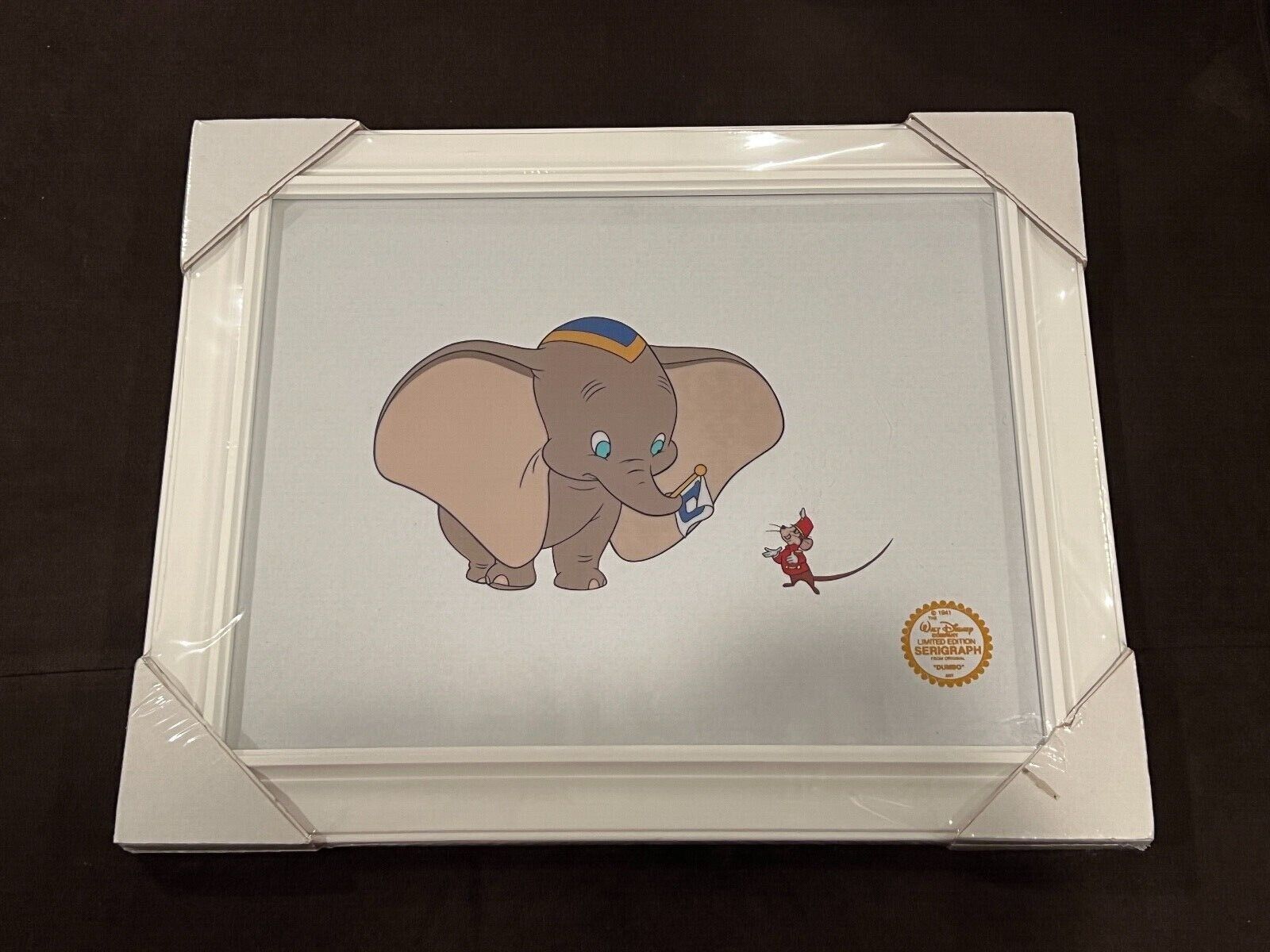 Walt Disney Company Limited Edition DUMBO Serigraph Cel Framed Art
