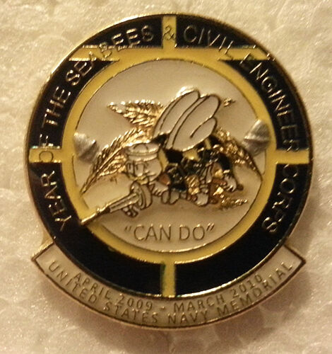 Year of the Seabee Lapel Pin 2 for the price of 1.