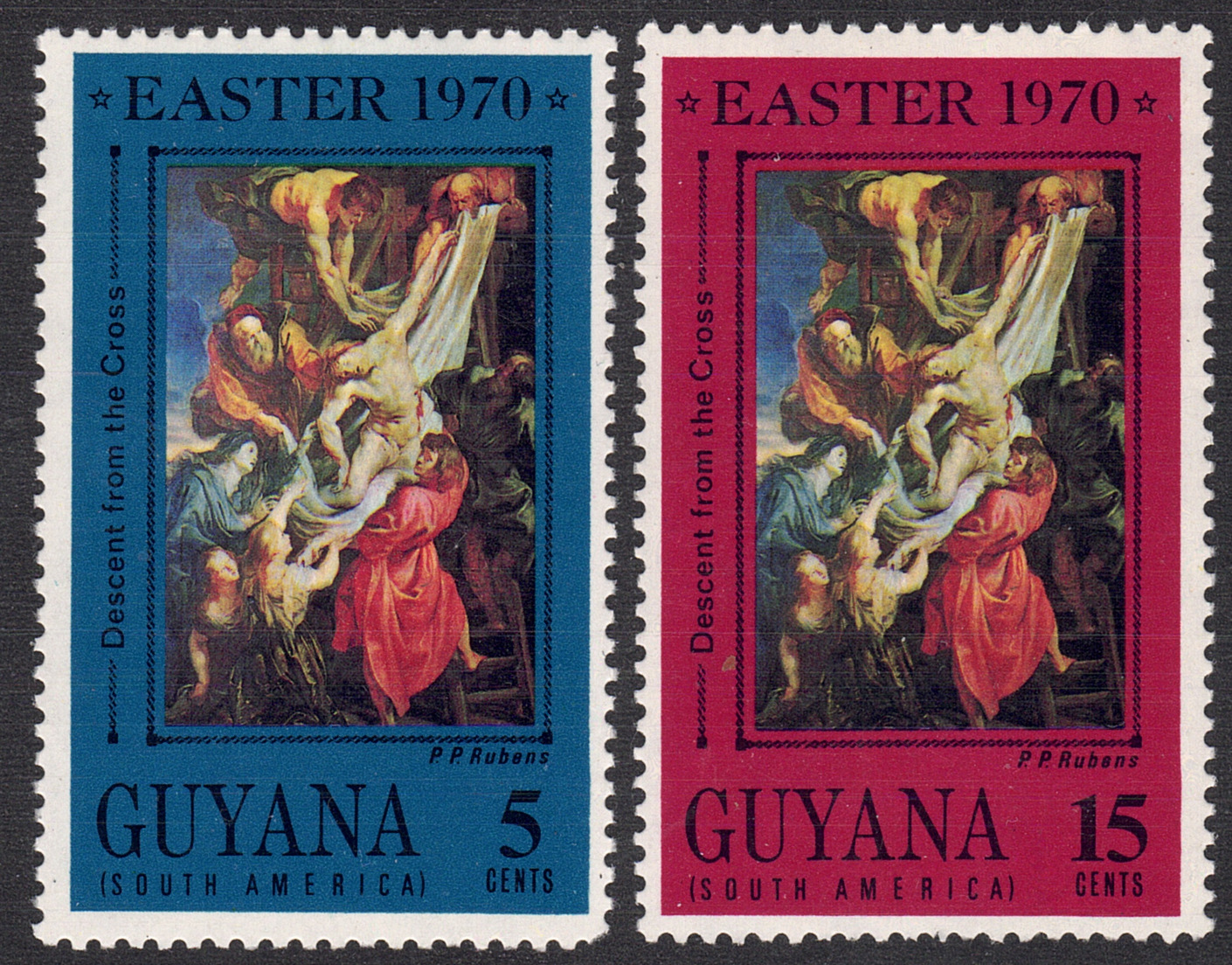 1970 Guyana SC# 110-112 - Easter - M-H