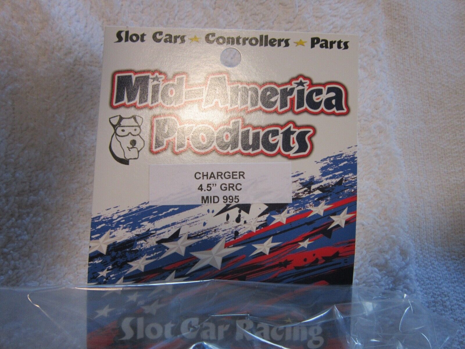 Mid America  Charger Stock Car Retro 1/24 0.10 Clear Lexan Body 4.5 With Mask