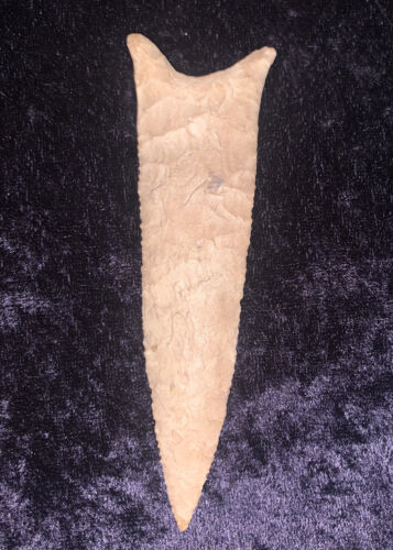 Arrowhead Point , Tan color, APPROX.  4  1/2”inches long