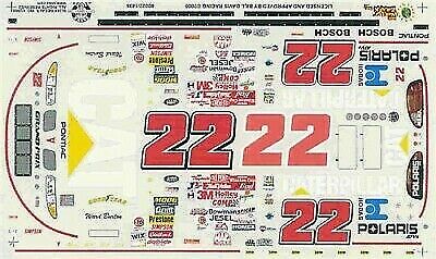Slixx 1496 1/24th & 1/25th Scale #22 CAT Decals