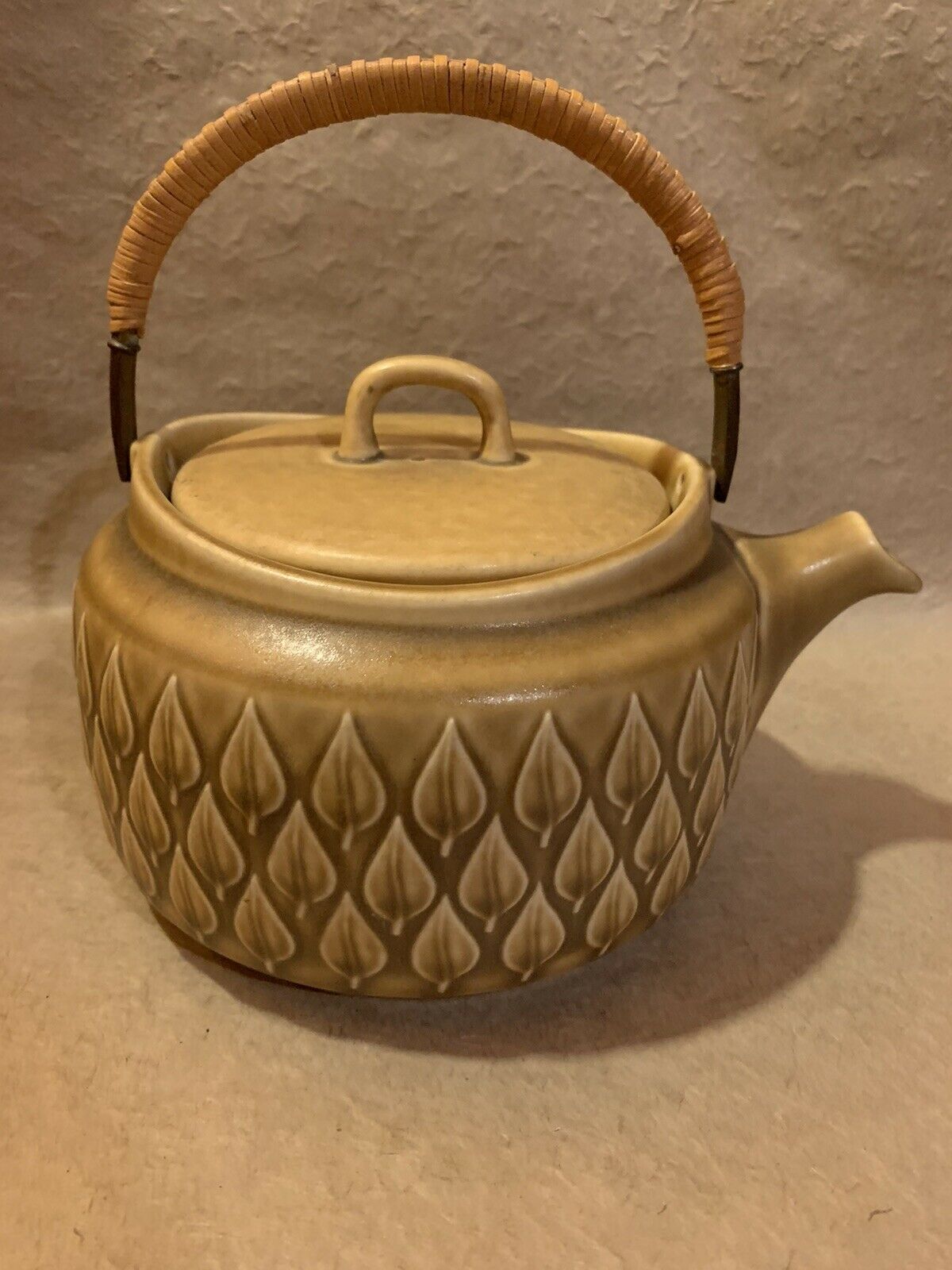 Jens Quistgaard "relief" Teapot Vintage Mcm Stoneware Bing & Grondahl Denmark
