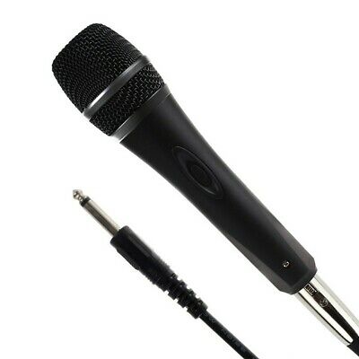 Dynamic Microphone+ XLR Lead Wired Metal Bodied Unidirectional Handheld Mic New