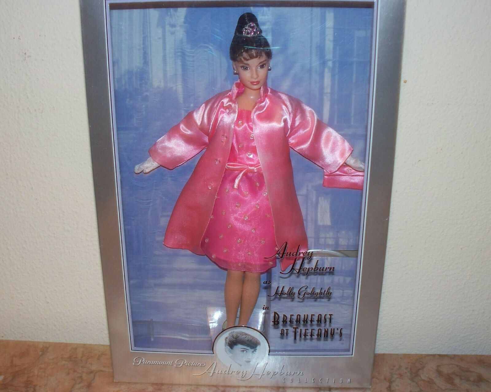 Audrey Hepburn In Breakfast At Tiffany's 1998 Barbie Doll Mint In Box Final $115