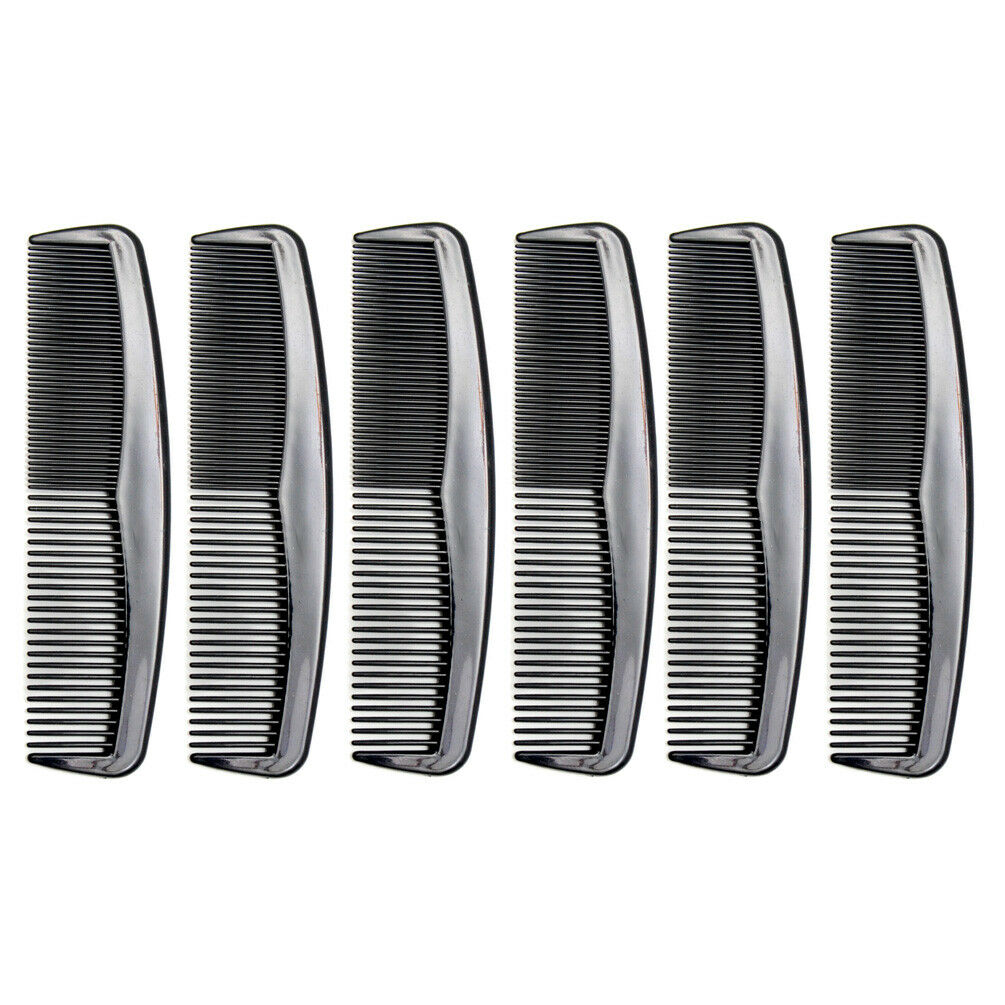Favorict (6 Pack) 5" Pocket Hair Comb Beard & Mustache Combs For Men's Hair